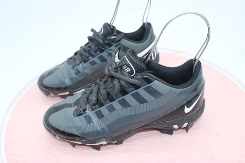 Nike Vapor Edge Shark BG Cleats Boys 4.5Y Black Gray Football DQ5111-001