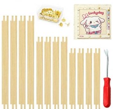 12PCS Needlepoint Stretcher Bars for 6"/7"/8" with Natural 6"/8"/10"
