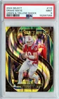 2024 Panini Select Drake Maye GREEN & YELLOW SHOCK Prizm Rookie RC #113 PSA 9