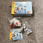 Lego 40424 2020 Winter Snowball Fight Cat Skiing Sled Snowman Opened Sealed Bags