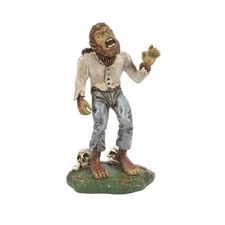 Department 56 Village Accessories Halloween Wolfman's Howl Figurine 3.7 Inch