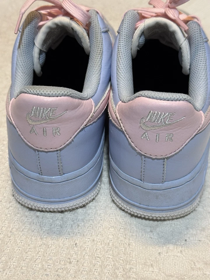 Rare Nike AIR FORCE 1 LOW By You Pink Blue DV3907-900- NO BOX” Woman’s Size 8 - Image 4 of 4