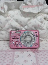  Samsung ES65 Pink Compact Digital + SD Card, Charger, Camera Case -Tested &...