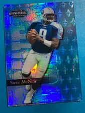 STEVE McNAIR, TEXANS, QB, CONTENDERS SSD, BLUE REFRACTOR, /19/50 SP, #75, NM+