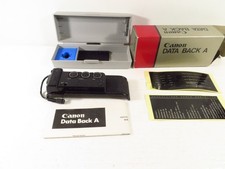 Canon Data Back A with Hard Case, User Manual
