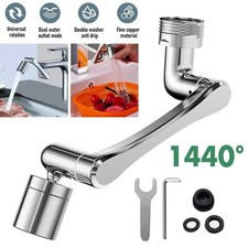 Drehbarer Wasserhahn Aufsatz, 1440 Grad Drehbarer Multifunktionaler Verlängerung