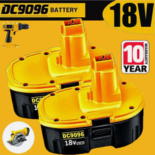 2 PACK 18V Battery For Dewalt 18 VOLT XRP DC9096 DC9098 Ni-MH DC9099 NEW