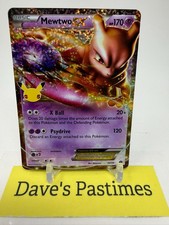Carta Pokemon Celebrazioni 25° Anniversario Mewtwo EX 54/99 Ultra RARA QUASI NUOVA P4