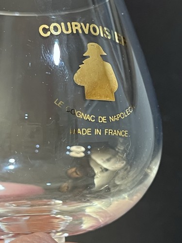 Courvoisier Le Cognac De Napoleon Snifter Glass Made in France Clear Barware - Picture 6 of 12