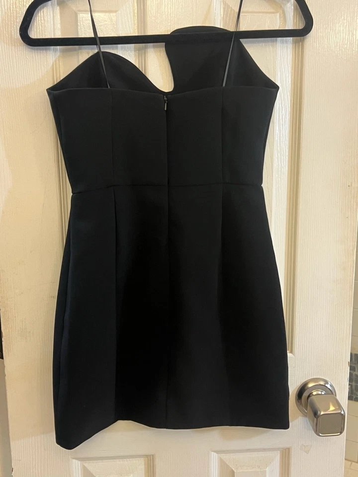 REVOLVE Amanda Uprichard Puzzle Mini Vestido Sin Tirantes Negro TALLA S NUEVO CON ETIQUETAS PRECIO DE VENTA SUGERIDO POR EL FABRICANTE $229 Foto 4 de 4