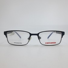 Converse K102 Eyeglass Frames Navy Blue Rectangular Stainless Steel 46-16-130