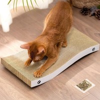 Katzen Kratzbrett Pappe Wellenform Langlebig Umkehrbar MöBelschutz XXL 43,5X21Cm