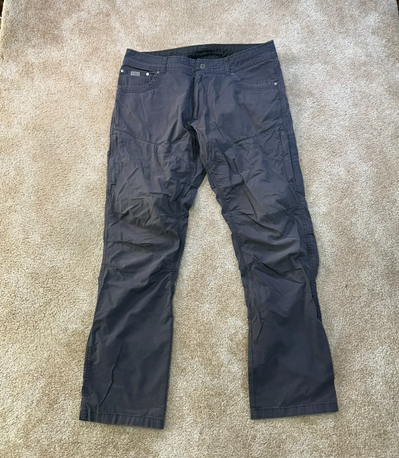 KUHL Konfidant Air Pants Men's 34x32 Gray Hiking Outdoor Straight leg