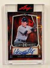 Hideki Matsui 2025 Leaf A Bronx Legacy Auto 1/1 #BA-HM1