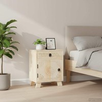 Nachttisch 40 X 30 X 50 Cm Massivholz Mango