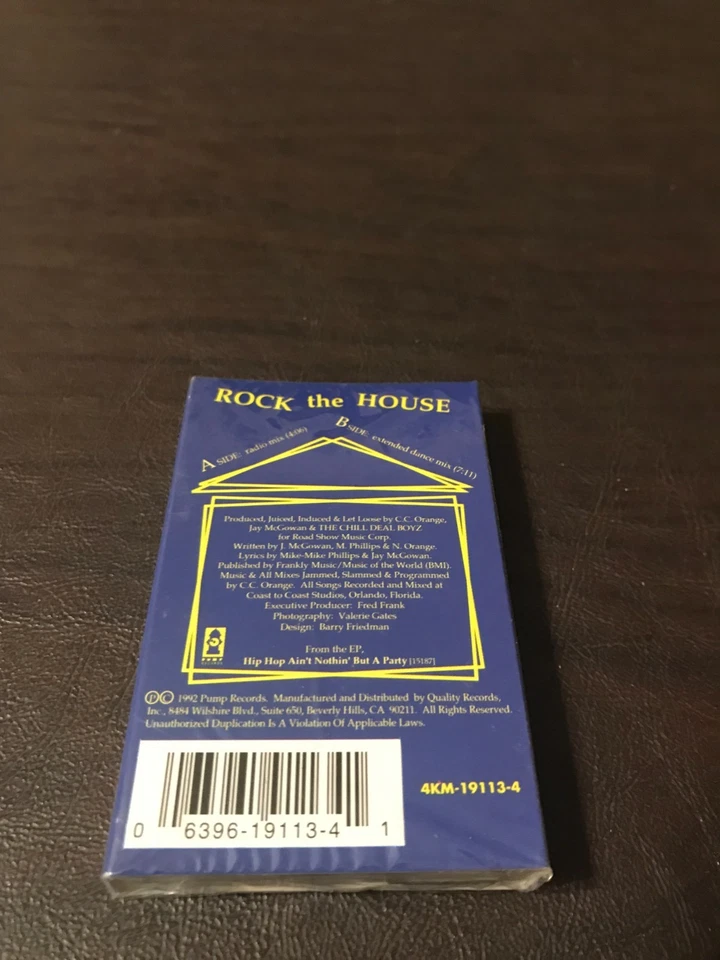 FACTORY SEALED SINGLE CASSETTE TAPE - THE CHILL DEAL BOYZ - ROCK THE HOUSE - Image 2 of 2