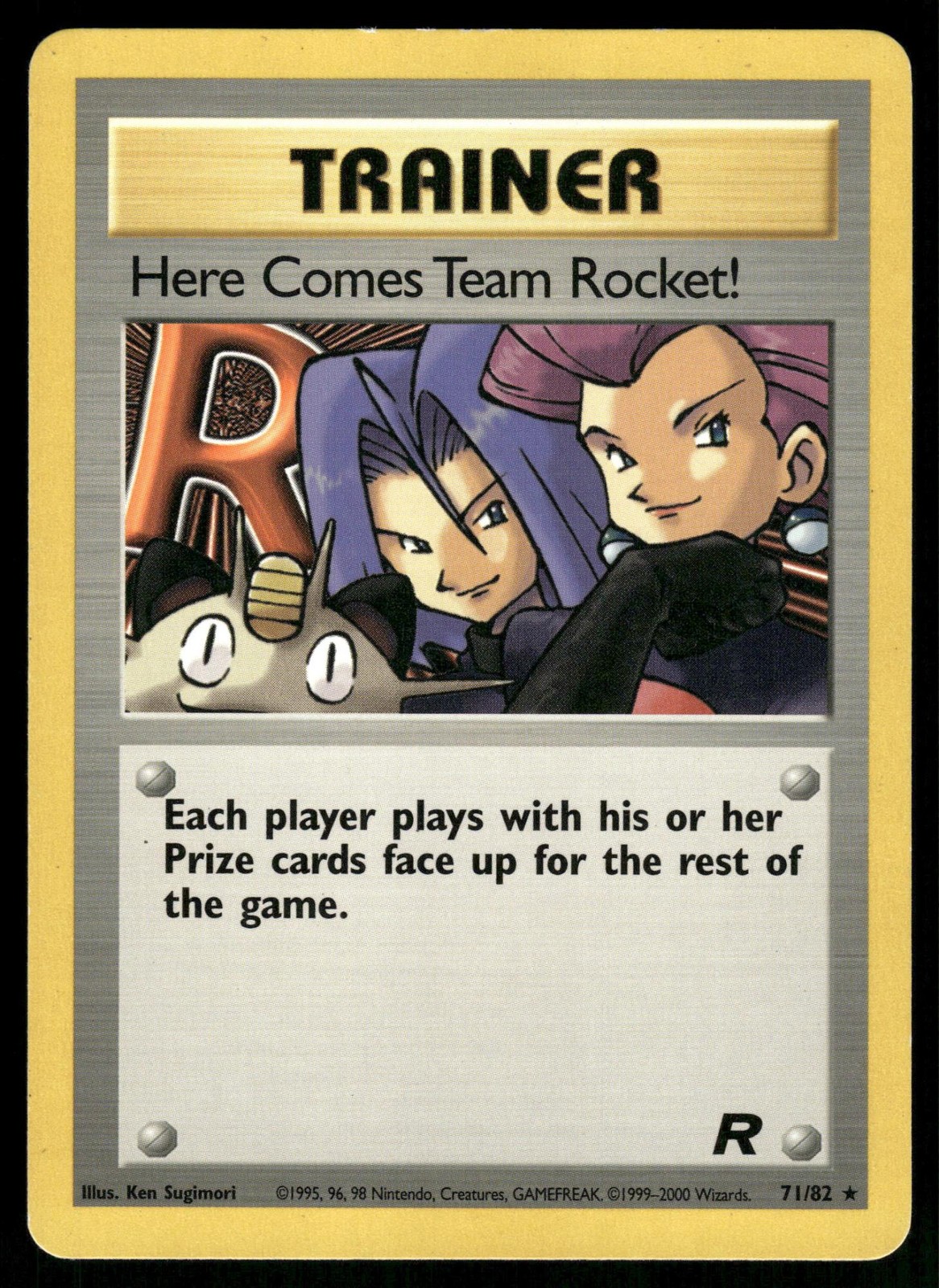 Here Comes Team Rocket! 71/82 Rare Team Rocket Pokemon Lightly Played