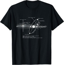 Solar Systems Diagram Astronomy Lover Astronomer Space Gift T-Shirt