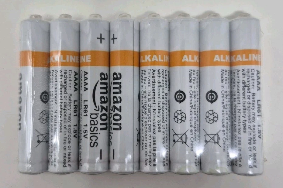 AmazonBasics AAAA / LR61 Alkaline Batteries 1.5v Pack of 8 New - Image 2 of 4