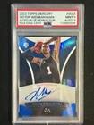🌟 VICTOR WEMBANYAMA - 2023-24 Topps Mercury #WA-8 BLUE REF AUTO RC /75 - PSA 9