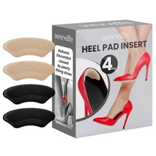 SereneLife Heel Pad Soft Cushion for All Shoes Types