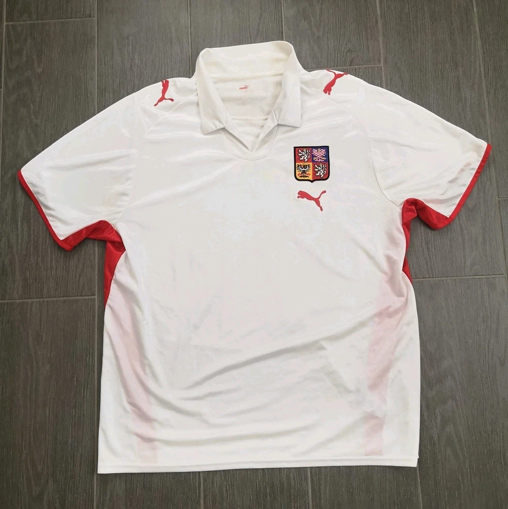 Vintage Retro 2008/09  Tschechien Away Trikot Größe: XXL Fußball Streatwear Fans