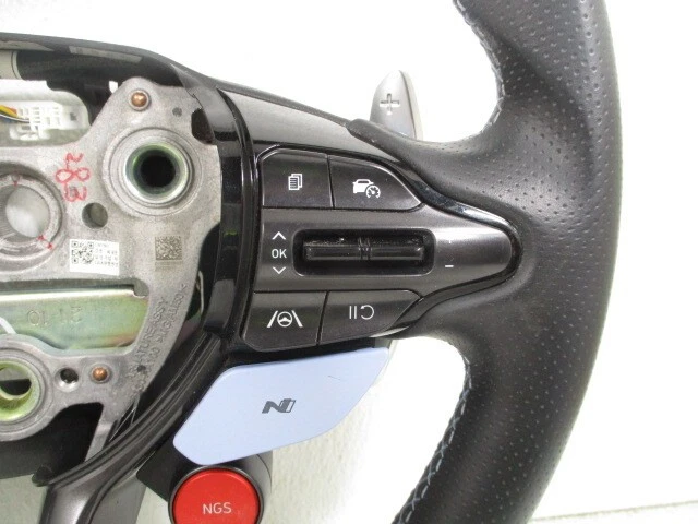 2020-2023 Hyundai Elantra N Sport Leather Steering Wheel w/ Shift Paddles OEM - Image 3 of 4