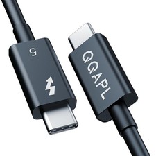 Thunderbolt 5 Cable 3.3FT 240W USB-C 120Gbps High Speed Data Transfer