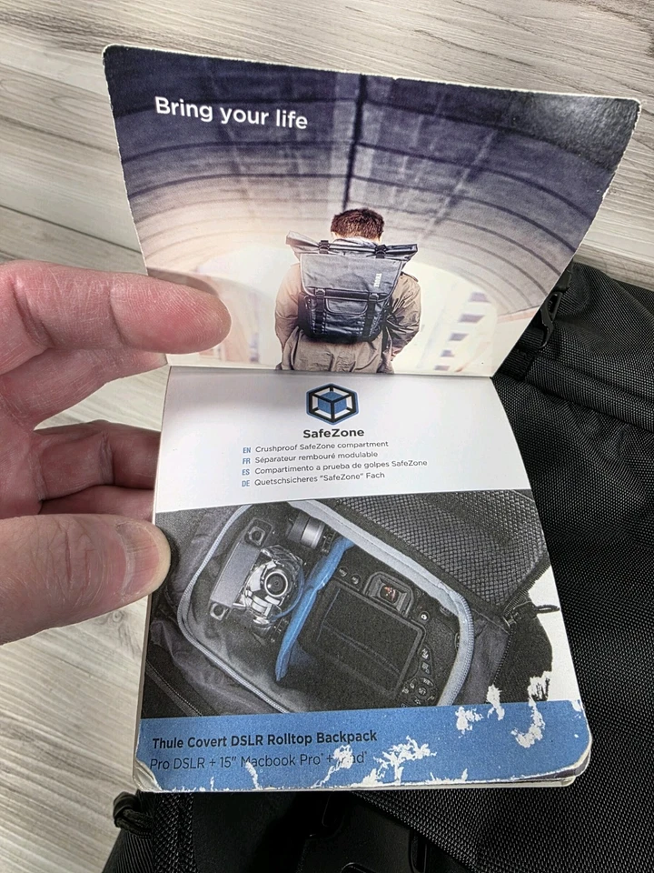 Thule Covert TCDM-101 DSLR, Drone, Multi-Use Backpack BRAND NEW w/ TAGS - Image 4 of 4