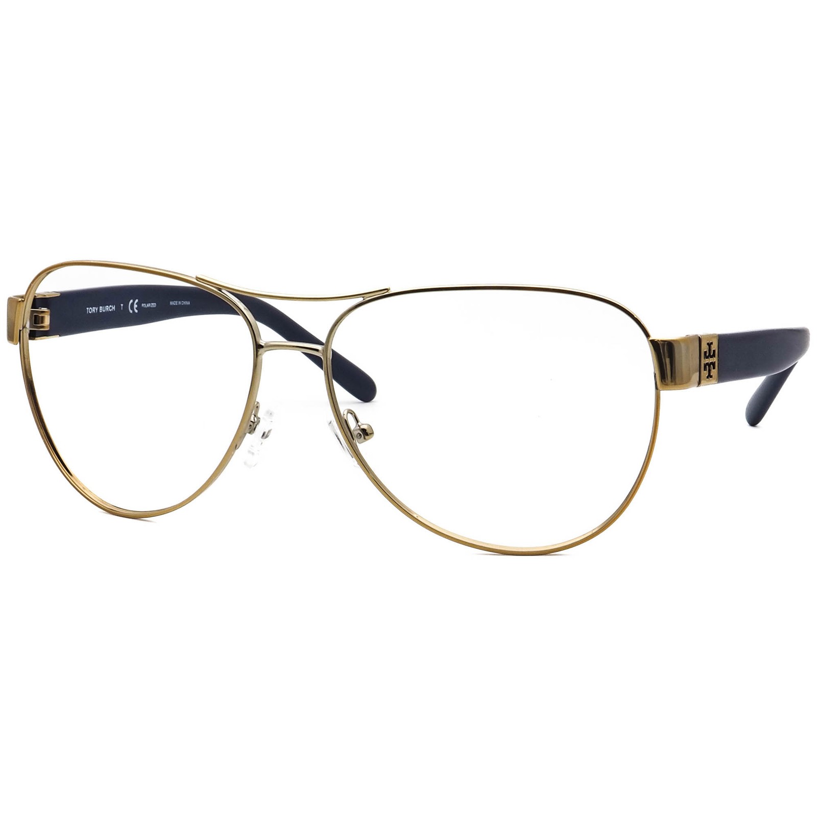 Tory Burch Women's Sunglasses Frame Only TY 6051 304122 Gold/Blue Aviator 60 mm thumbnail 3