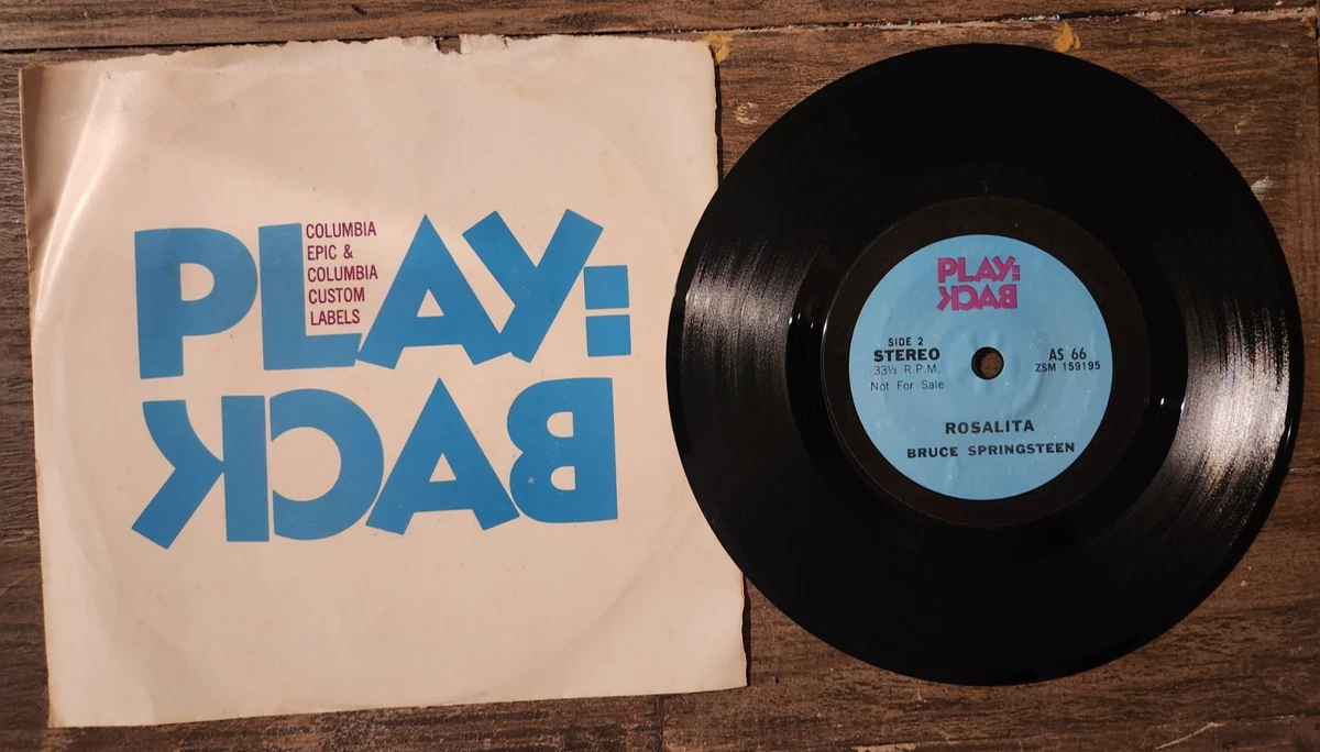 Bruce Springsteen Promo Vinyl Records for sale | eBay