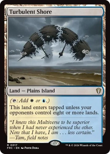 Turbulent Shore - Reality Fracture Commander - 017 NM MTG - product listing photo