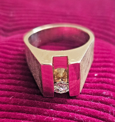 Men's Custom Diamond Ring 1/2 Carat, H/I Color