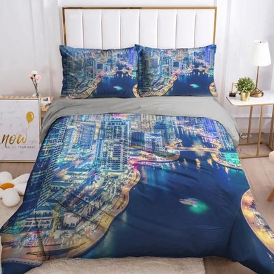 3D Duvet Cover Set Euro Double Comforter Bedding Sets Blanket/quilt Cover and Pi