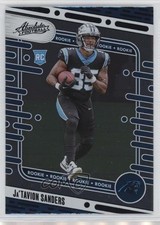 2024 Panini Absolute Rookies Black Ja'Tavion Sanders #177 1fa4