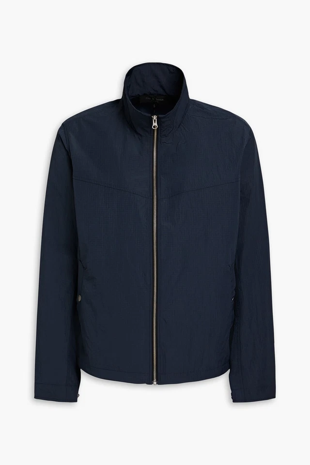 RRP€493 RAG & BONE Ripstop Jacket Size L Blue Drawstring - Image 3 of 4