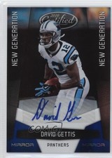 2010 Certified New Generation Mirror Blue Signatures 4/50 David Gettis Auto 0o9