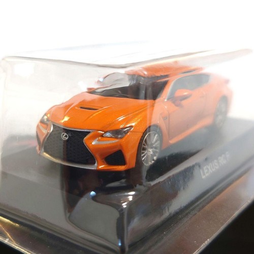 Kyosho 1/64 Lexus Miniature Car Collection LEXUS RCF (Orange) - Picture 3 of 4