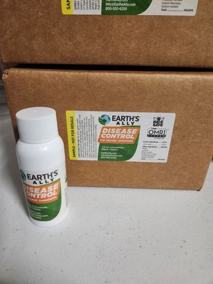 6x Earths Ally Disease Control  conc, makes 24-32oz spray bottles