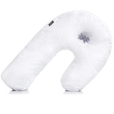 DMI U-Shaped Side Sleeping Pillows For Neck And 1 Count Pack of 1 , White