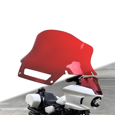 #ad 8.5 inch Flare Red Windshield Windscreen For Harley 2022 25 Low Rider ST FXLRST $74.19