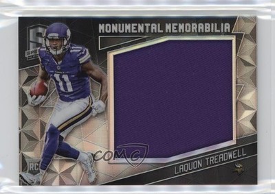 2016 Panini Spectra Monumental Memorabilia 5/199 Laquon Treadwell Rookie RC 6h5