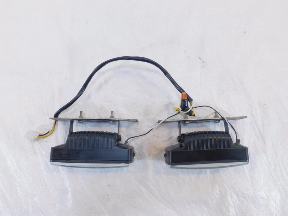 1997-1998 Buell Thunderbolt S3 PIAA Pair Auxiliary LED Fog Light Lamps - Image 2 of 4