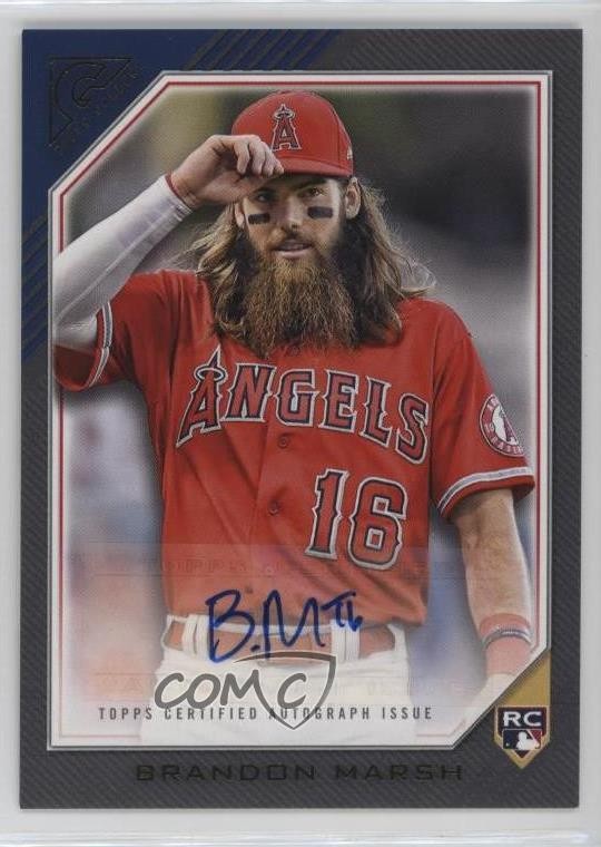 2022 Topps Gallery Rookie Brandon Marsh #RA-BM Auto RC 15mj