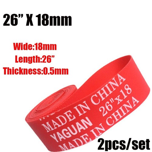 High Quality Red Top Bike Inner Tube Bicycle Tire Liner Anti Puncture Tape Pad - Picture 16 of 19