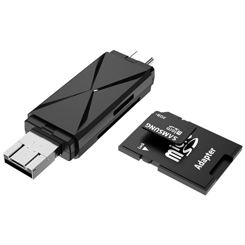 3in1 USB Type-C Reader Converter USB-C Phone TF Memory Card Adapter - 第 9/16 張圖片