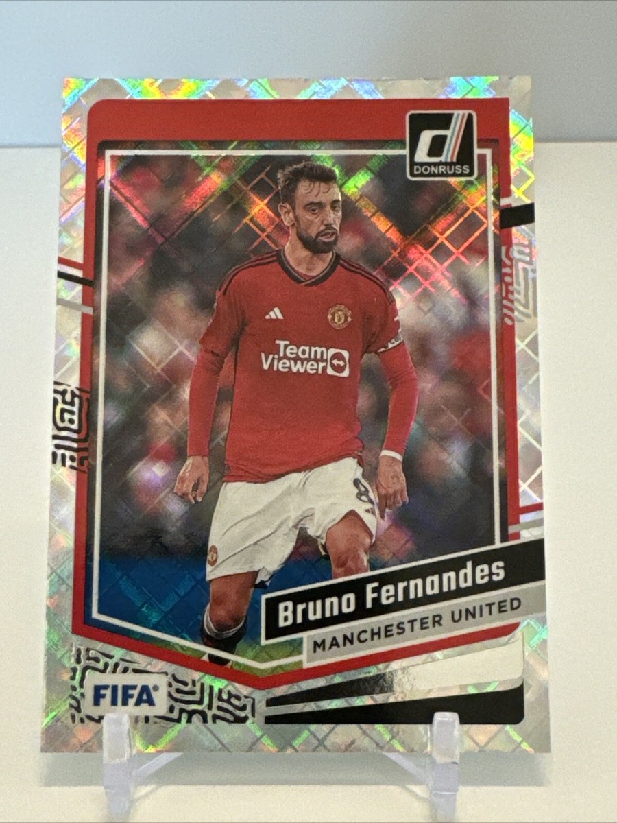2023-24 Panini Donruss Bruno Fernandes Diamonds #95 FIFA