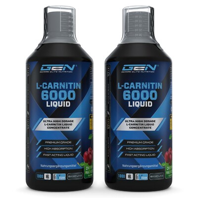 6000 mg l carnitine L-carnitine 3000 Fat Burner By Nutrakey... – Get Yok'd Nutrition main image 0