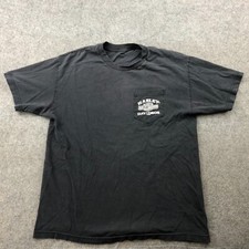 Harley Davidson Shirt Men Medium Black Short Sleeve California Pocket Motorcyle