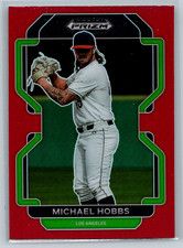 Michael Hobbs 2022 Panini Prizm Draft Picks Red  #PDP220 Los Angeles Dodgers